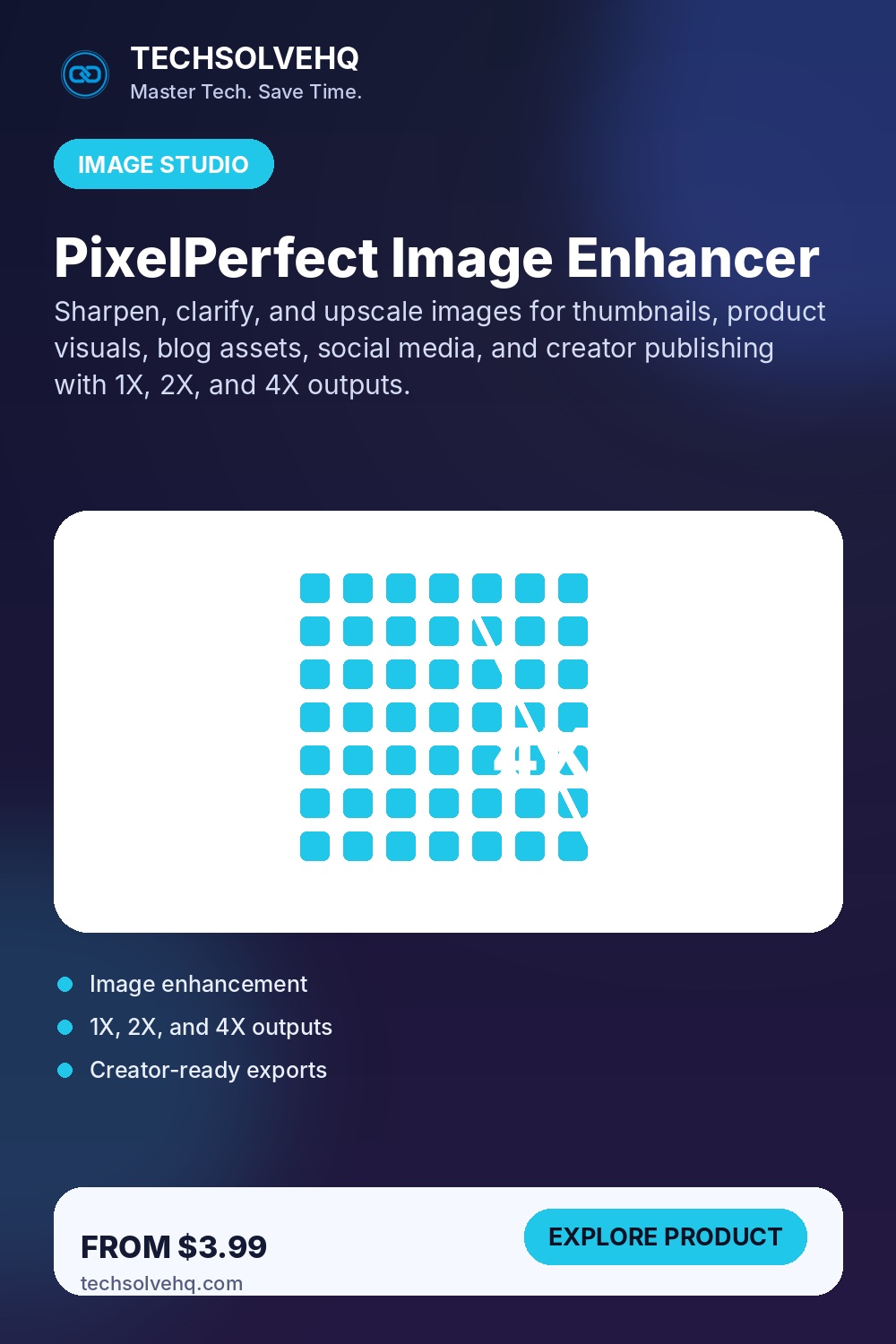 PixelPerfect Image Enhancer product graphic