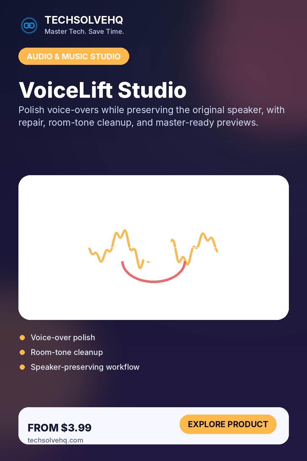 VoiceLift Studio product graphic